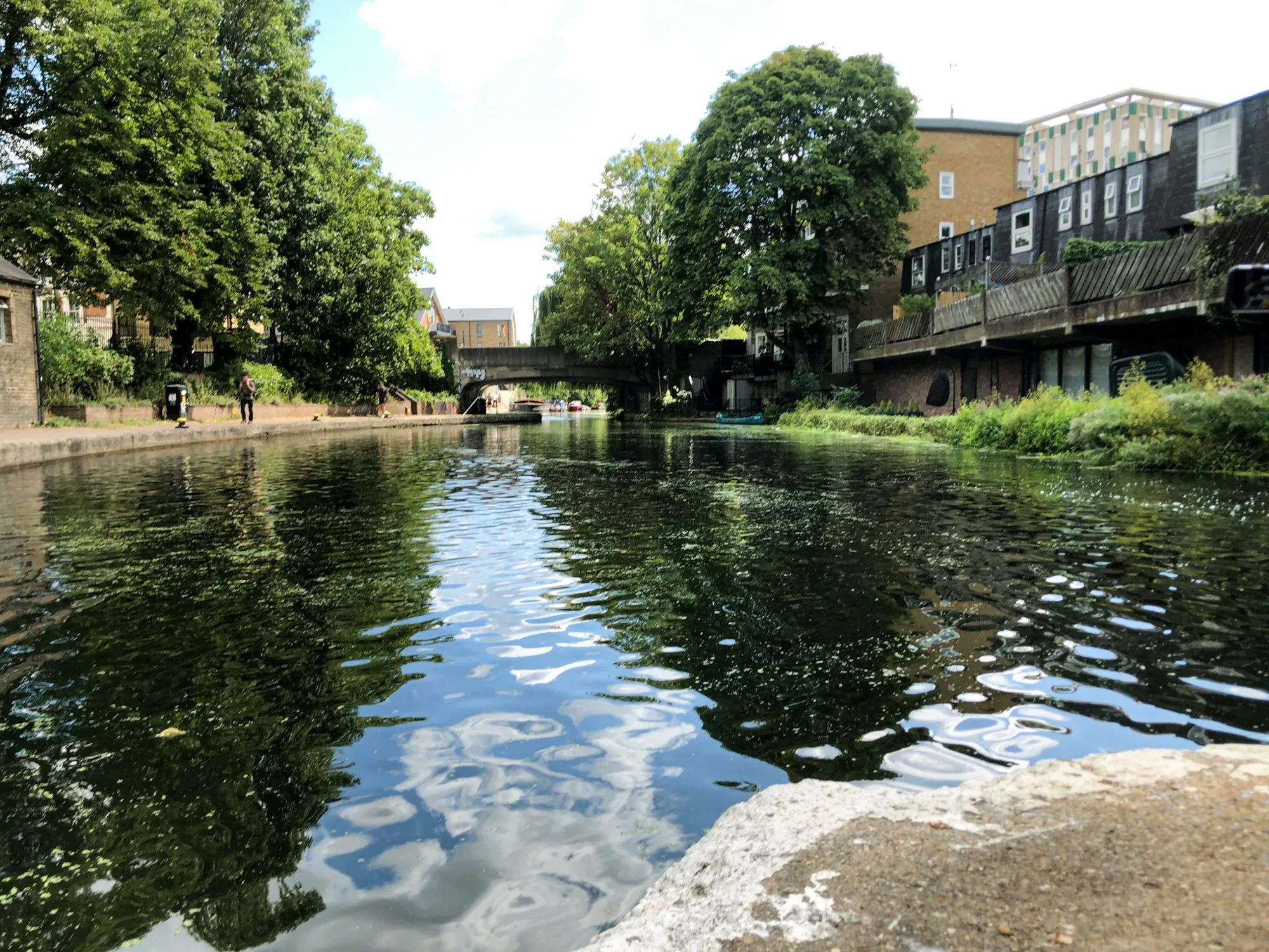 The Limehouse buildings from the canal