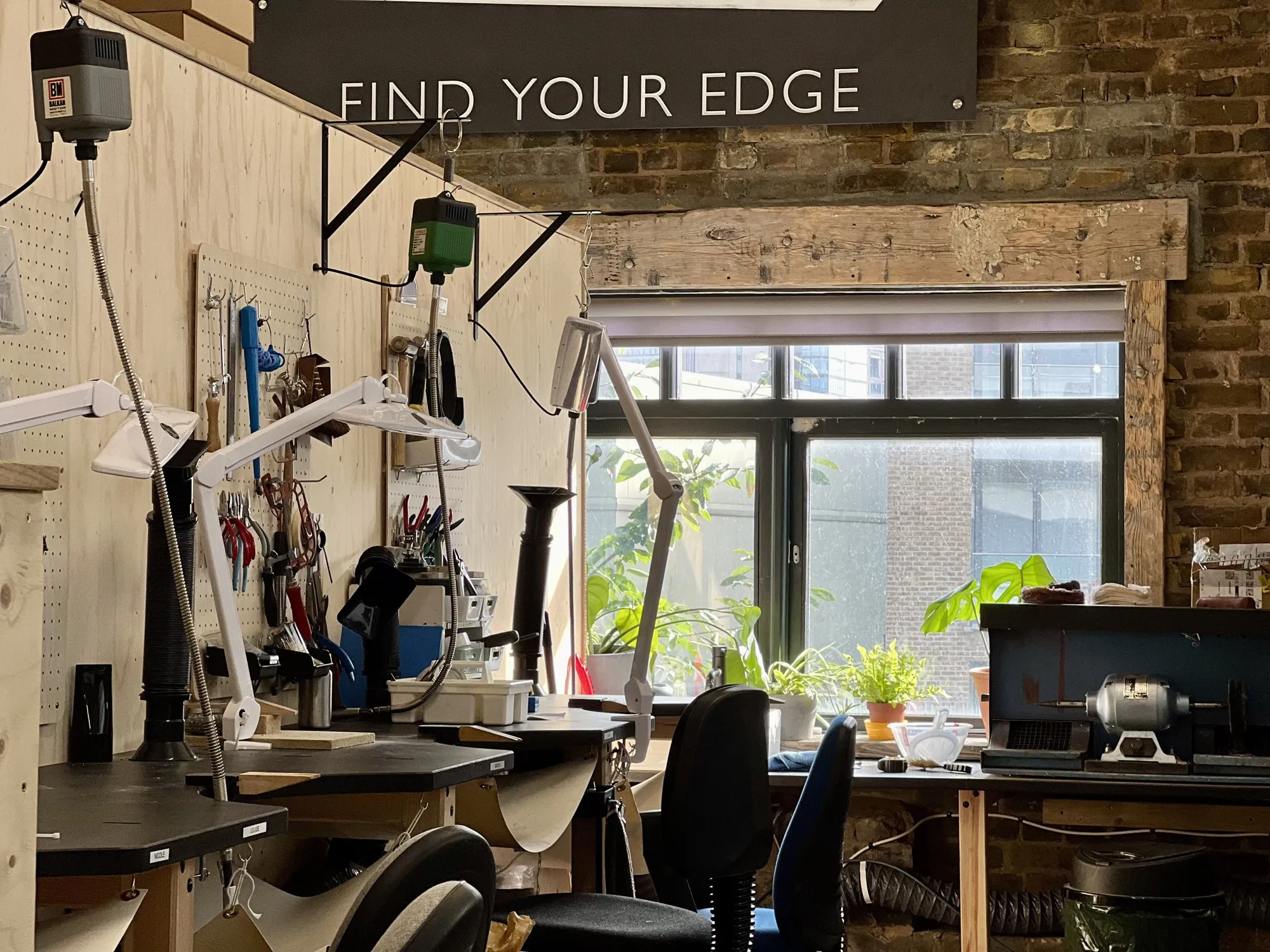 The jewellery workshop at Hone Limehouse