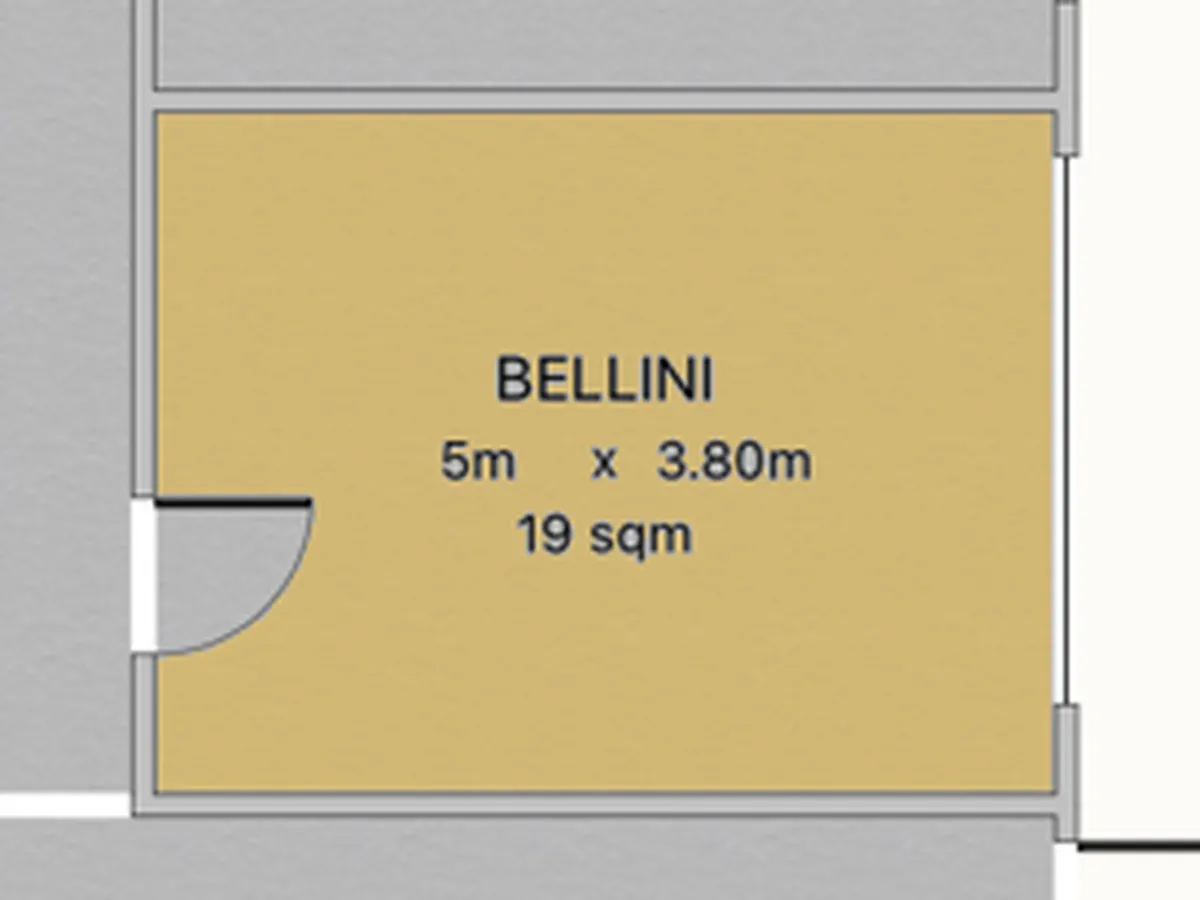 Floor plan of Bellini